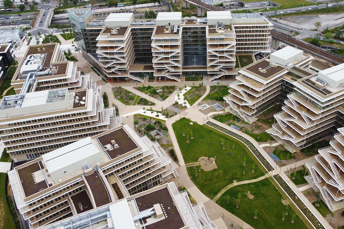 Arboretum, a wooden office estate on the western fringes of Paris,