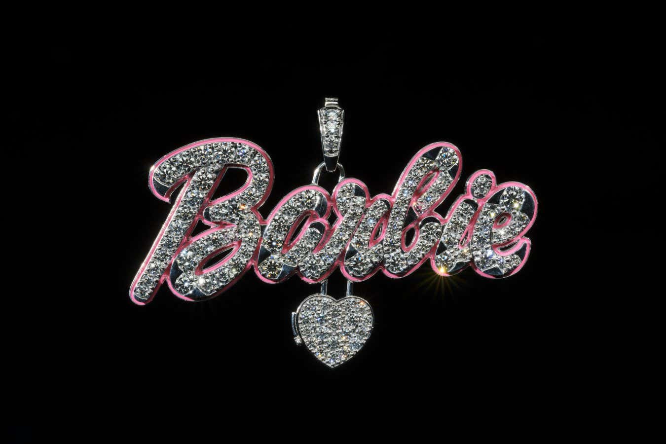 Nicki Minaj???s iconic Barbie pendant???which boasts 54.47 carats of diamonds on 18-karat gold and bright Barbie-pink enamel???was made by Ashna Mehta in 2022 and is the most recent commissioned by Minaj, whose first Barbie pendant dates to 2009.